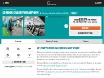 Website Screenshot PureGym London Canary Wharf