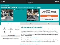 Website Screenshot PureGym London Hoxton