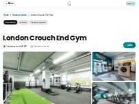 Website Screenshot PureGym London Crouch End