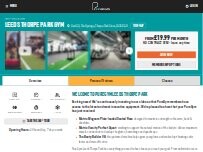 Website Screenshot PureGym Leeds Thorpe Park
