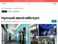 Website Screenshot PureGym Plymouth Marsh Mills