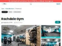 Website Screenshot PureGym Rochdale