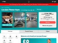 Website Screenshot PureGym London Pinner