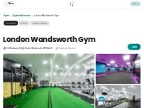 Website Screenshot PureGym London Wandsworth