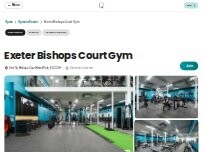 Website Screenshot PureGym Exeter Bishops Court