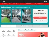 Website Screenshot PureGym Byfleet