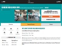 Website Screenshot PureGym London Woolwich