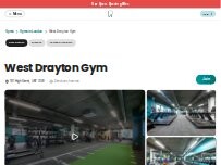 Website Screenshot PureGym West Drayton