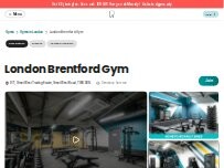 Website Screenshot PureGym London Brentford