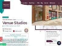 Website Screenshot Prestige Student Living Venue Studios
