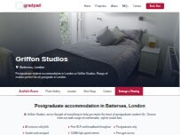Website Screenshot GradPad London - Griffon Studios