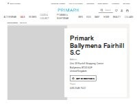 Website Screenshot Primark