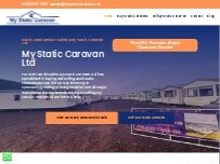 Website Screenshot My Static Caravan Ltd