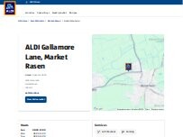 Website Screenshot ALDI