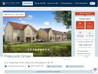 Website Screenshot David Wilson Homes - Peacock Grove