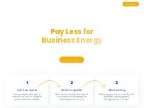 Website Screenshot WeSave - Pay less for business energy