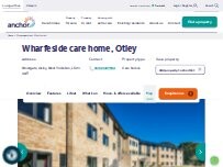 Website Screenshot Wharfeside care home, Otley