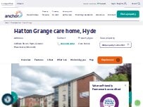 Website Screenshot Hatton Grange care home, Hyde
