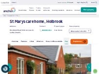 Website Screenshot St Marys care home, Holbrook