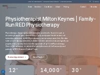 Website Screenshot RED Physiotherapy in Towcester