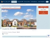 Website Screenshot David Wilson Homes - Queens Reach at Daresbury Garden Village