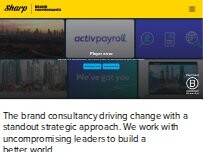 Website Screenshot The Sharp Agency Ltd