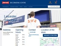 Website Screenshot Johnstone's Decorating Centre