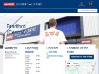 Website Screenshot Johnstone's Decorating Centre