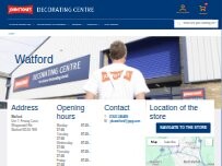 Website Screenshot Johnstone's Decorating Centre