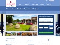 Website Screenshot Britannia Leeds Bradford Airport Hotel