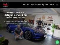 Website Screenshot MK Auto Detailing