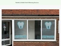 Website Screenshot Norfolk & Suffolk Teeth Whitening Services