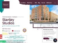 Website Screenshot Prestige Student Living Stanley Studios