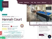 Website Screenshot Prestige Student Living Hannah Court