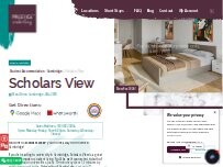 Website Screenshot Prestige Student Living Scholars View