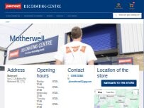 Website Screenshot Johnstone's Decorating Centre