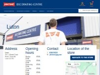 Website Screenshot Johnstone's Decorating Centre