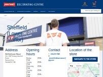 Website Screenshot Johnstone's Decorating Centre