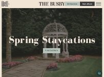 Website Screenshot Busby Hotel