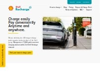 Website Screenshot Shell Recharge Charging Station
