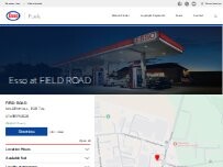 Website Screenshot Esso