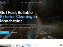 Website Screenshot ProShine Pressure Washing