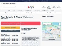 Website Screenshot Tapi Carpets & Floors