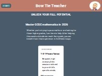 Website Screenshot Bow Tie Teacher Limited