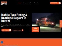 Website Screenshot Bristol 24/7 Mobile Tyres Ltd
