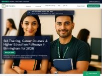 Website Screenshot DS Education - Birmingham