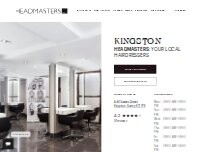Website Screenshot Headmasters Kingston