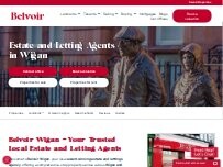 Website Screenshot Belvoir Estate Agents Wigan