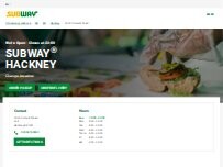 Website Screenshot Subway