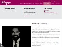 Website Screenshot Gurdeep Samplay Just Mortgages